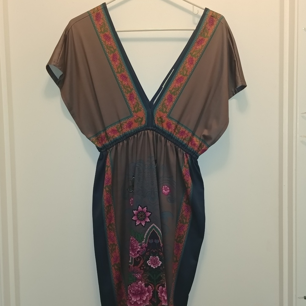Vintage Kimono Inspired Cocktail Dress